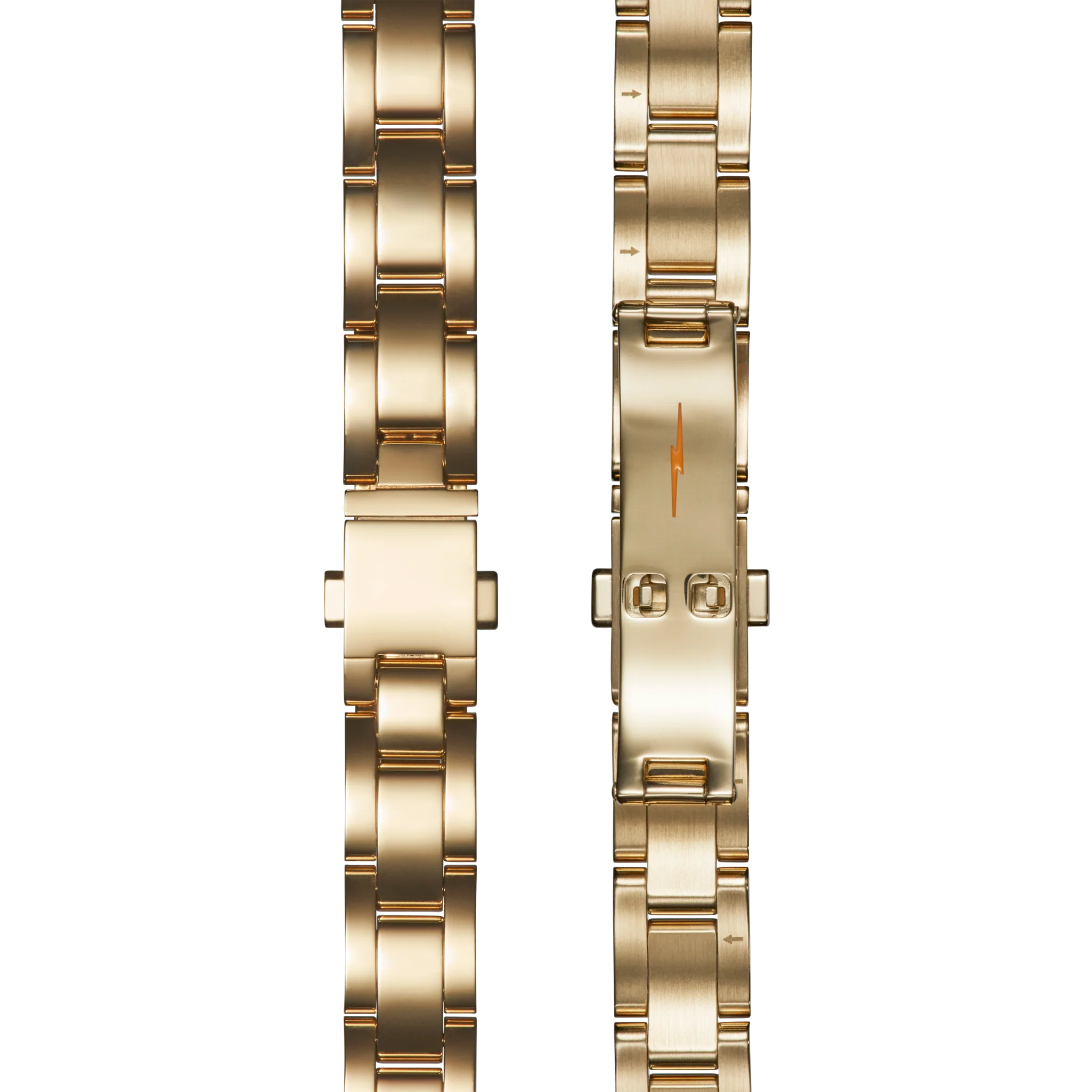 Bracelet: 14/10, Universal 3Link, Butterfly A, PoPG - Polished PVD Gold - Image 2