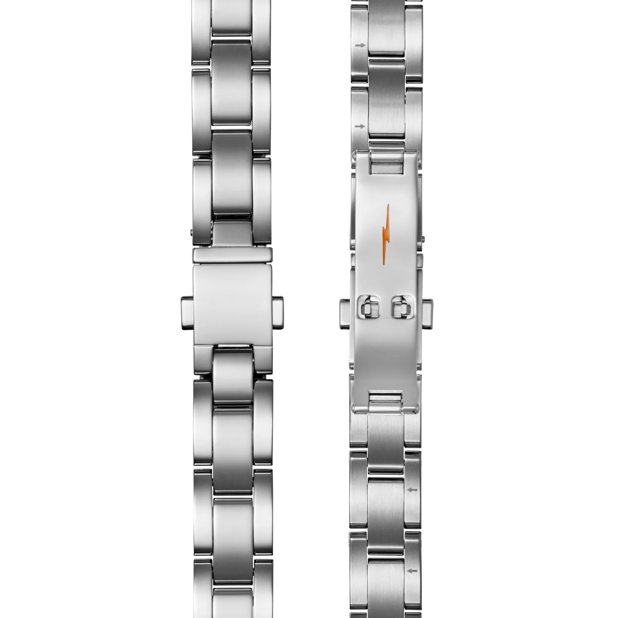 Bracelet: 14/10, Universal 3Link, Butterfly A, PoSS - Polished Stainless Steel - Image 2