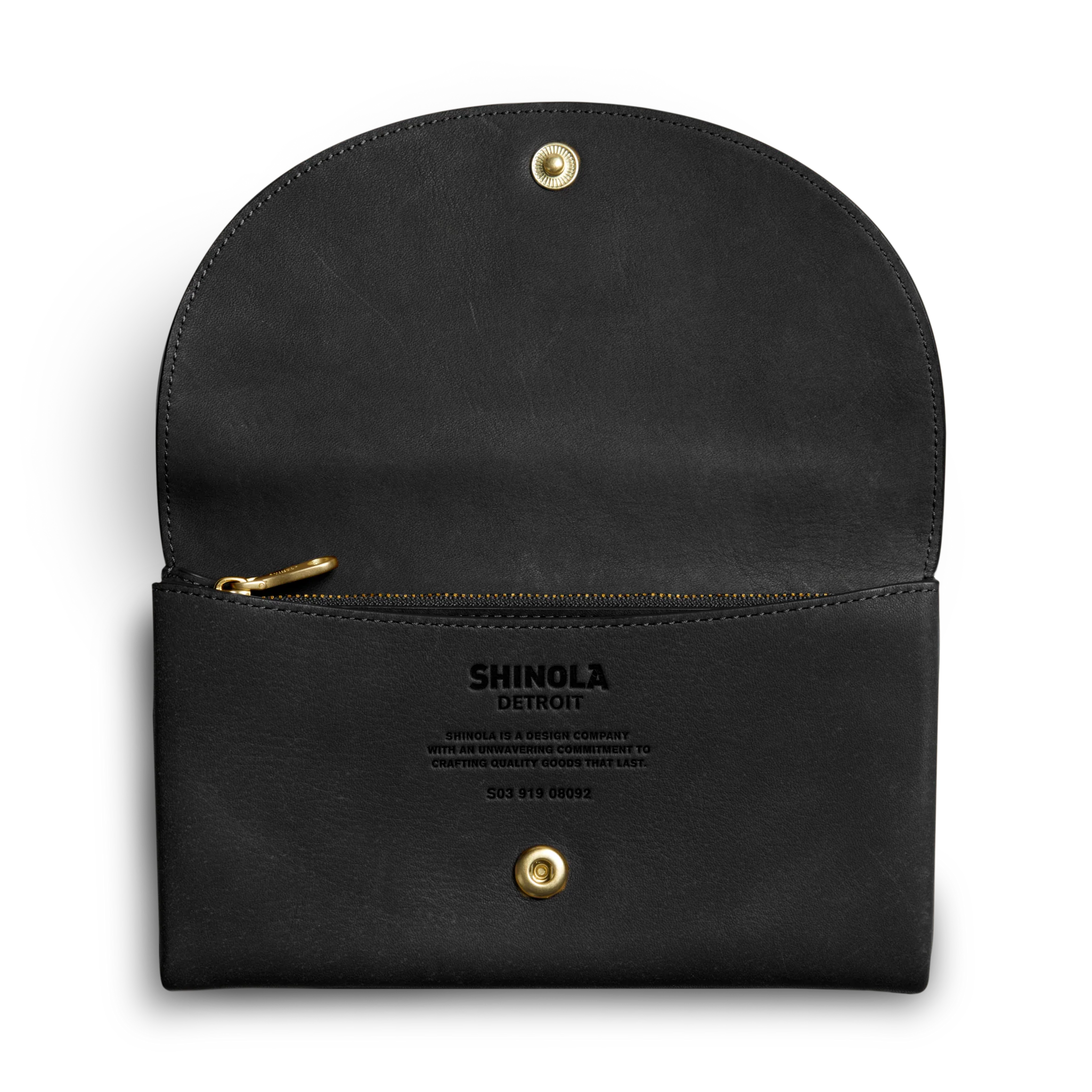 Birdy Large Snap Wallet - Black - Image 4