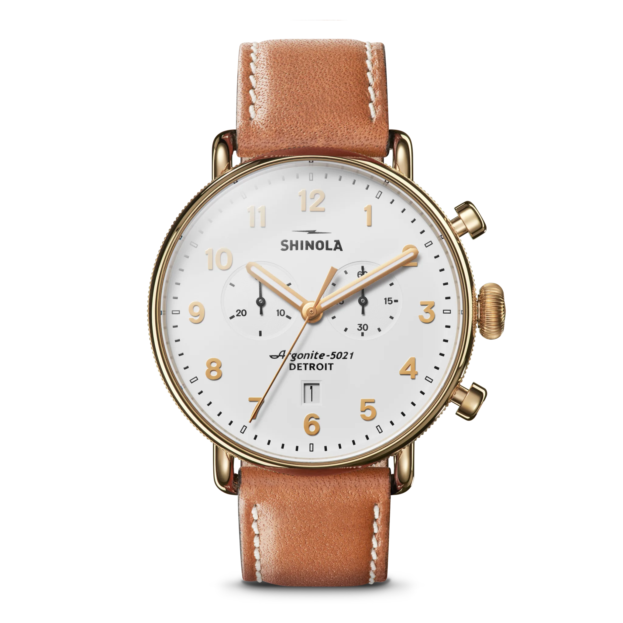 Canfield Chronograph Watch - White