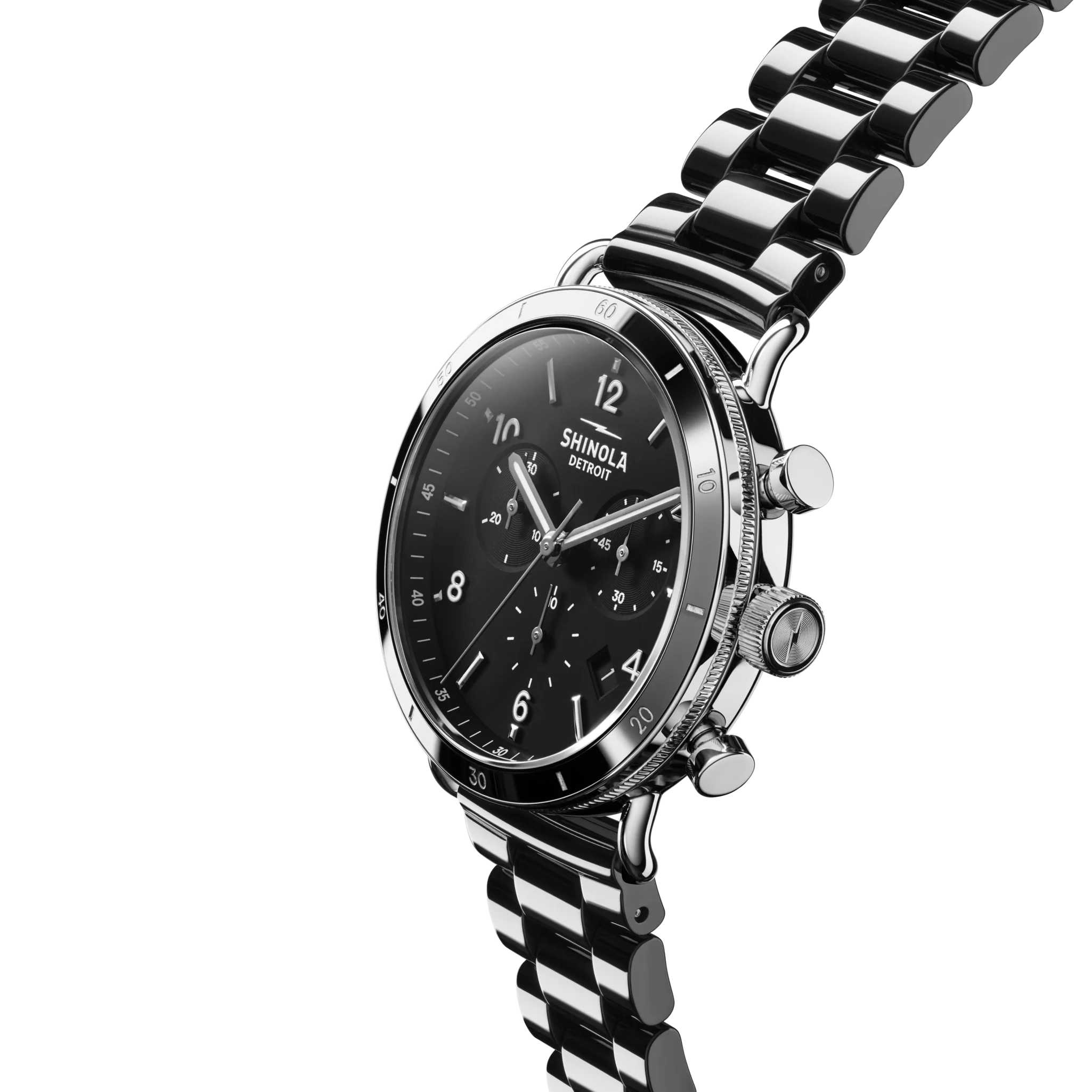 Canfield Sport Chronograph Watch - Black - Image 3