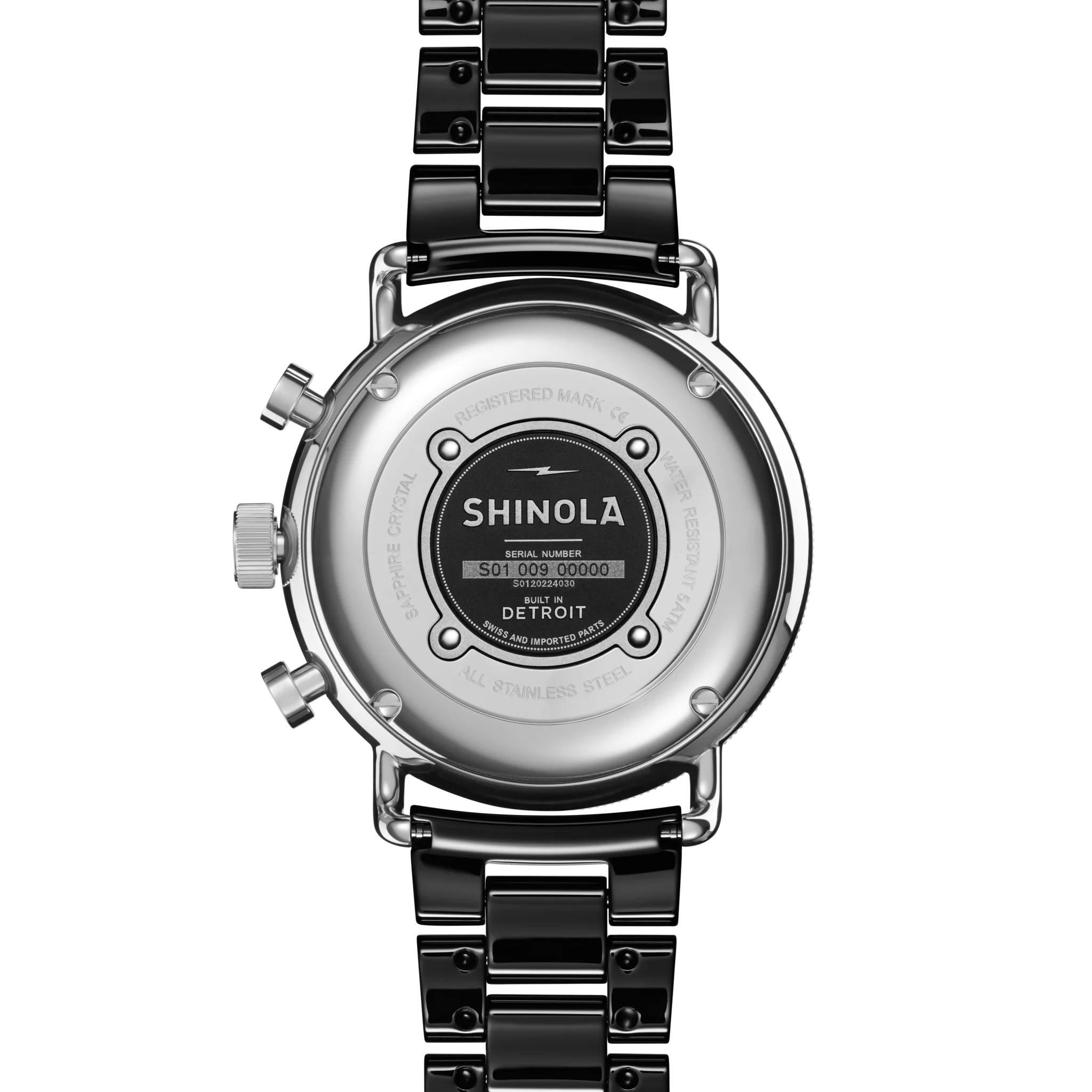 Canfield Sport Chronograph Watch - Black - Image 4