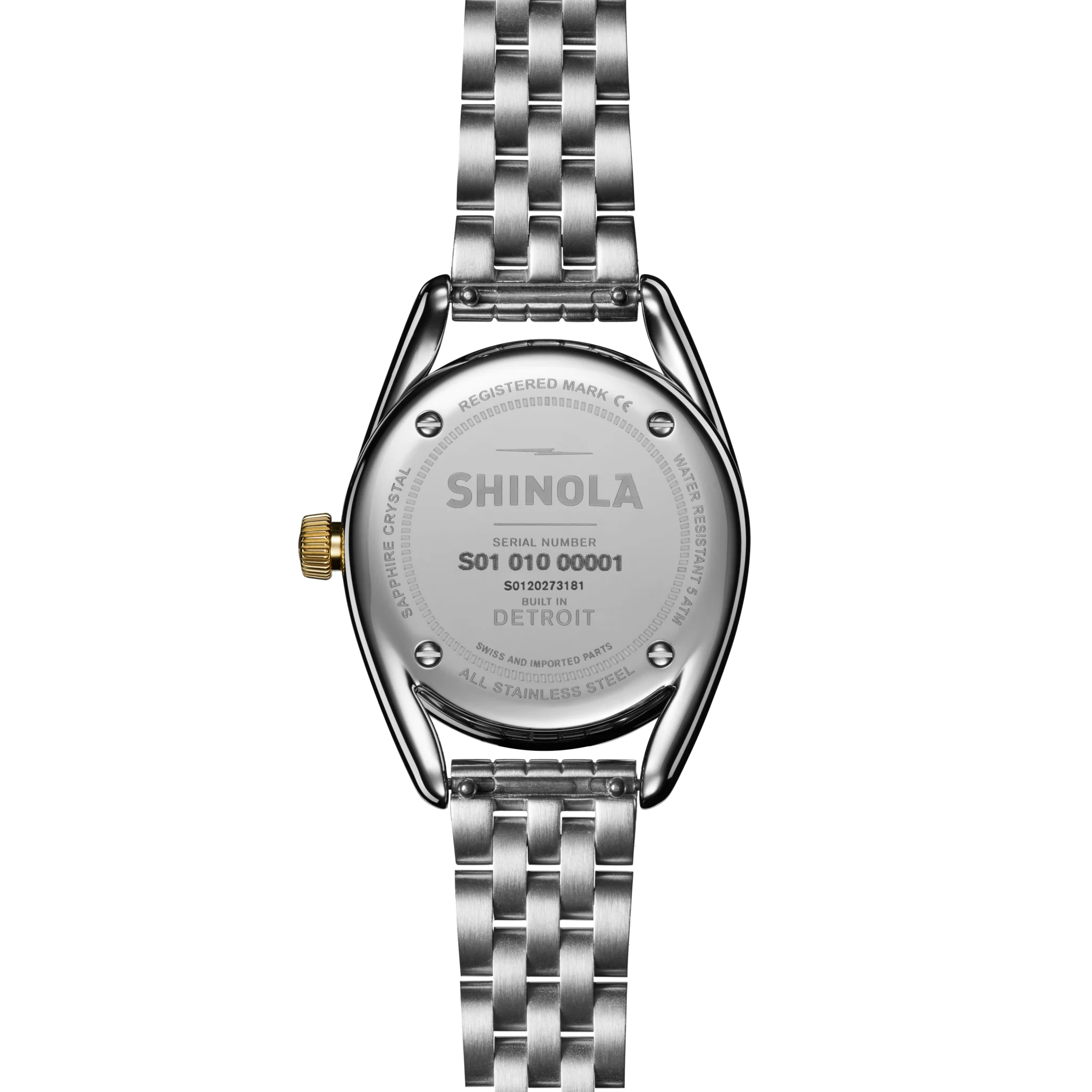 Diamond Derby Watch - White Mother of Pearl - Image 4