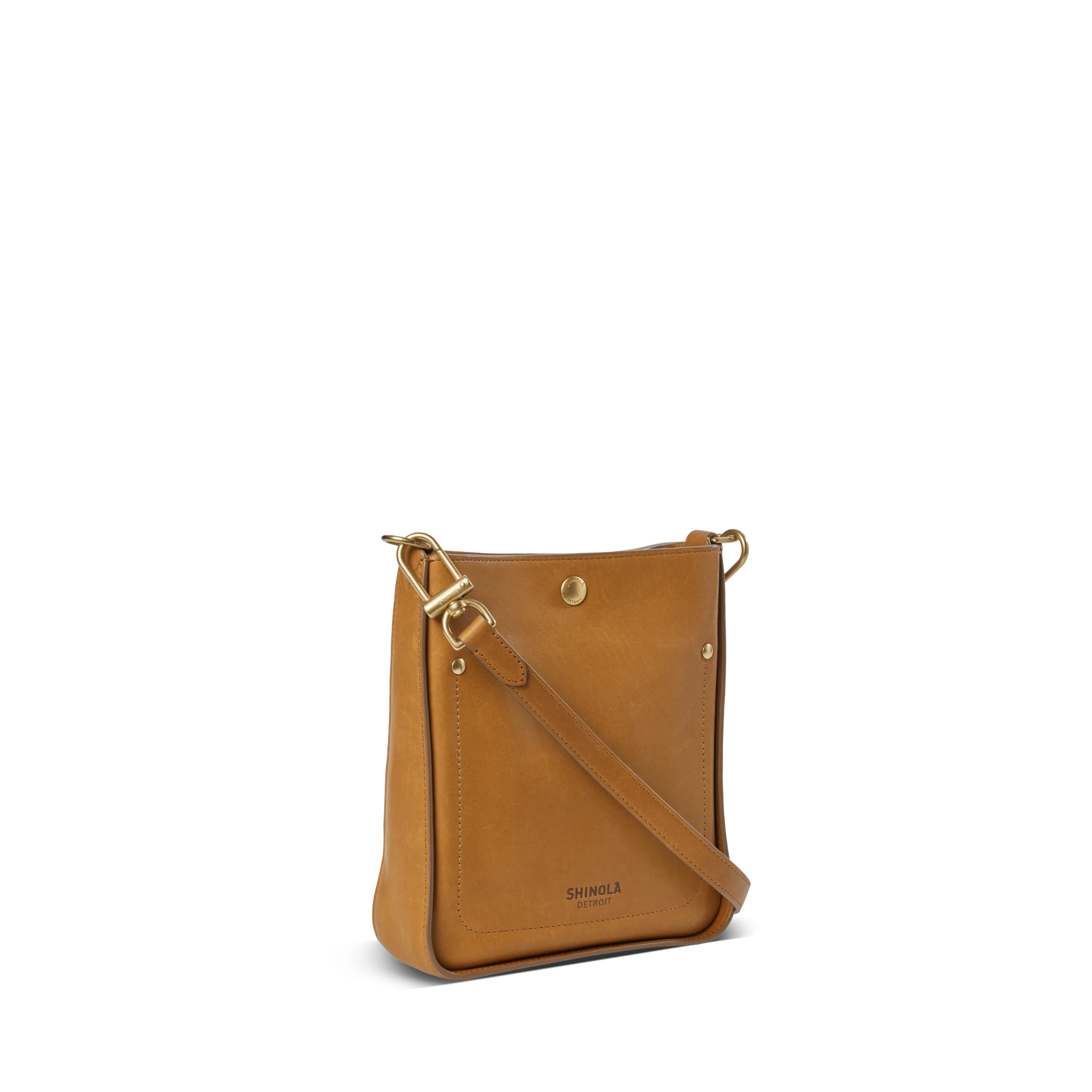 Mini Pocket Crossbody Bag - Tan - Image 3