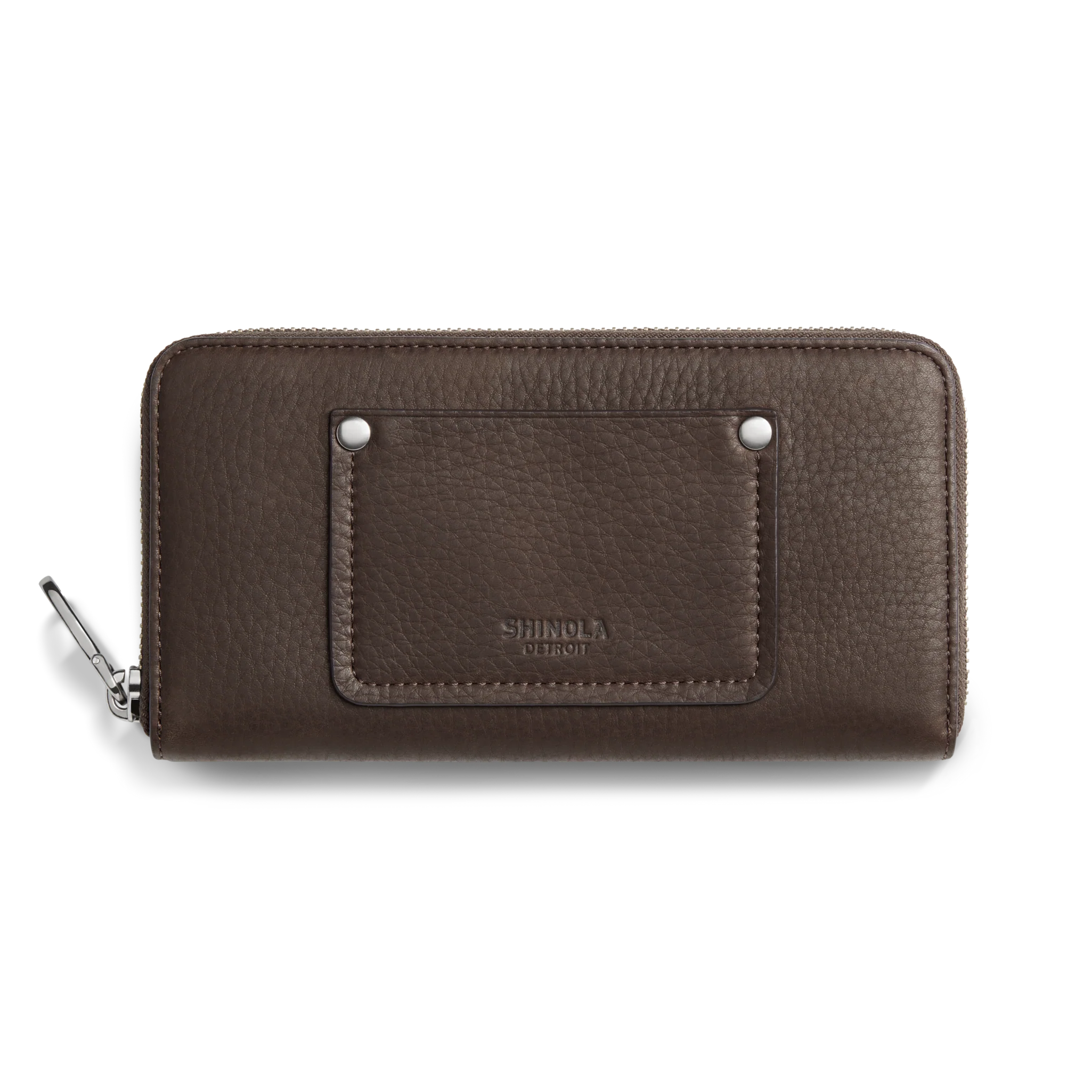 Pocket Zip Wallet - Espresso