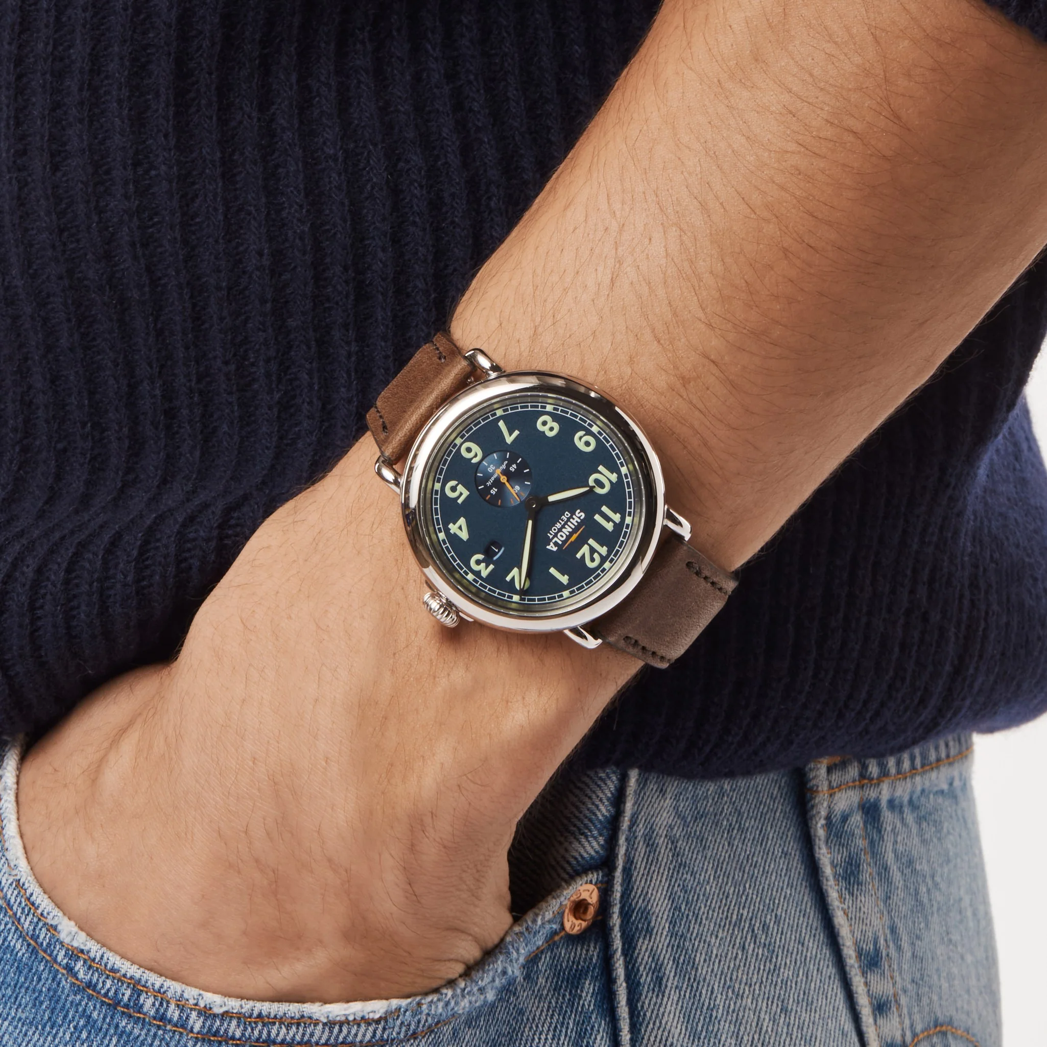 Runwell Automatic Watch - Midnight Blue - Image 2
